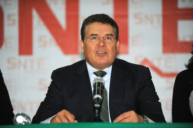Líder. Juan Díaz de la Torre, secretario general del Sindicato Nacional de Trabajadores de la Educación. /i/2013/04/489880.jpeg
