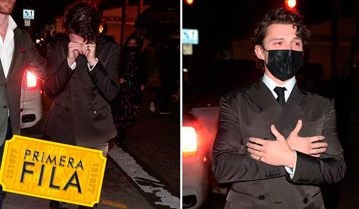 Tom Holland llora en el estreno mundial de Spider-Man