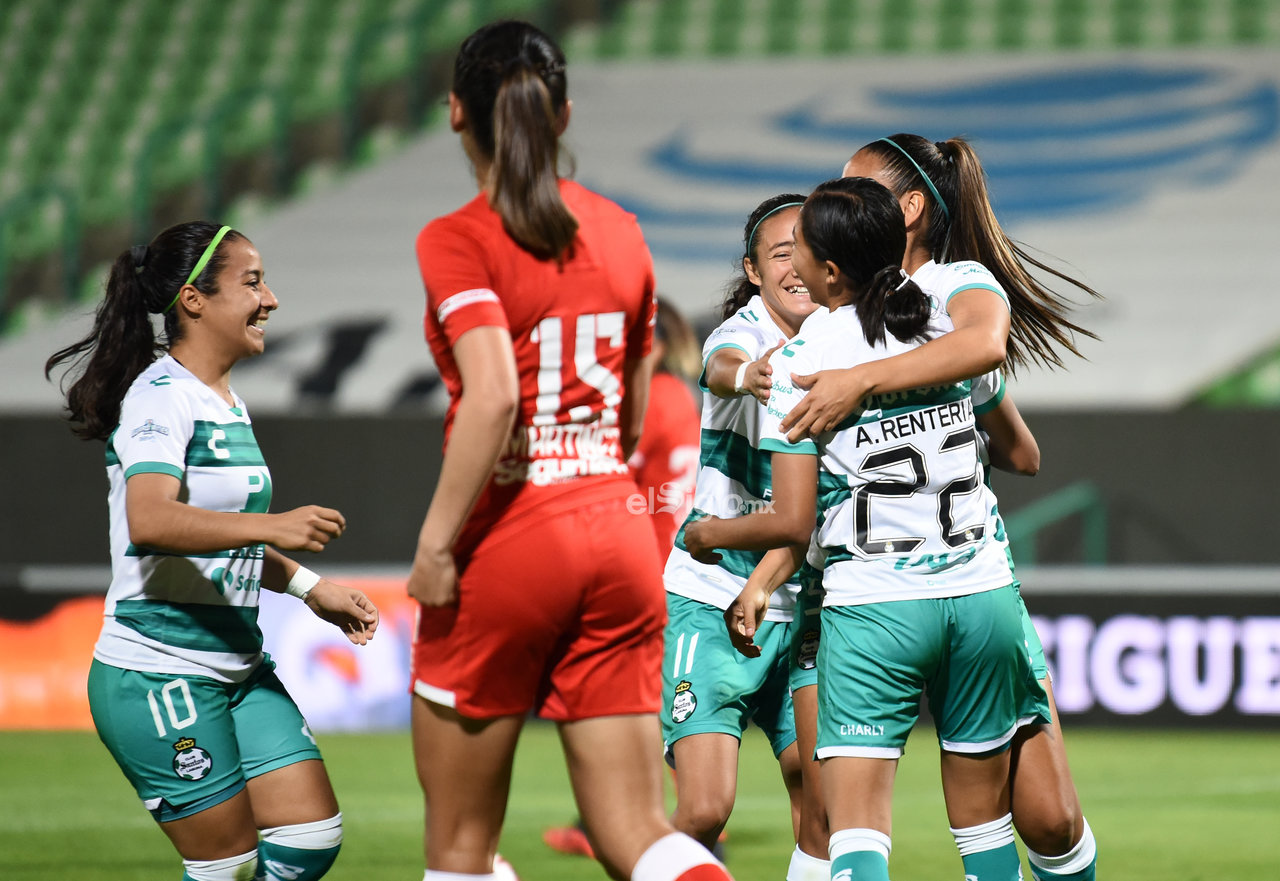 Santos Laguna vs Toluca, Femenil GUARDIANES 2020 J17 ...