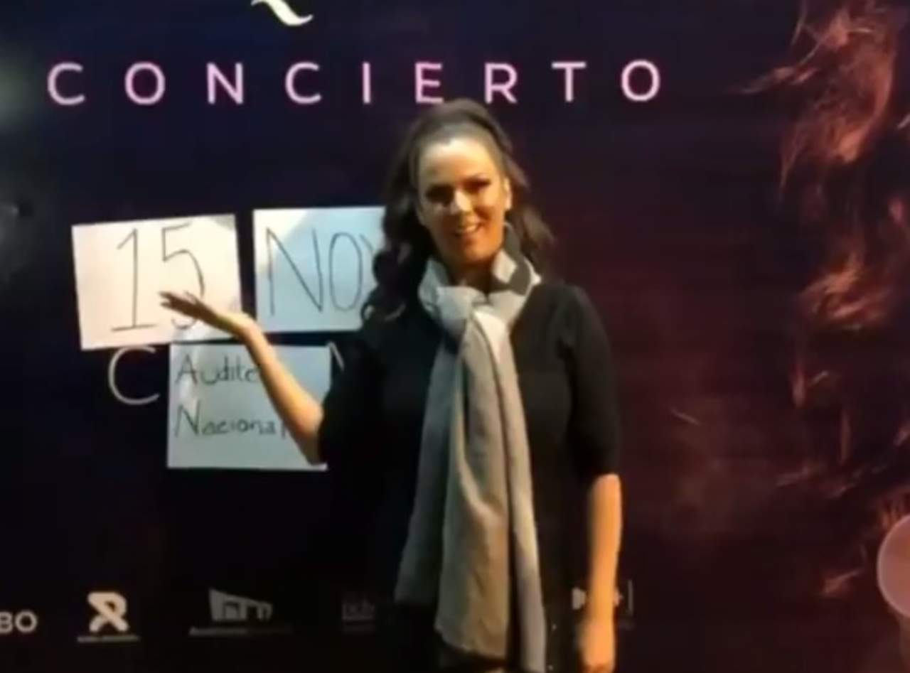 Así respondió Edith Márquez al publicidad de su concierto error