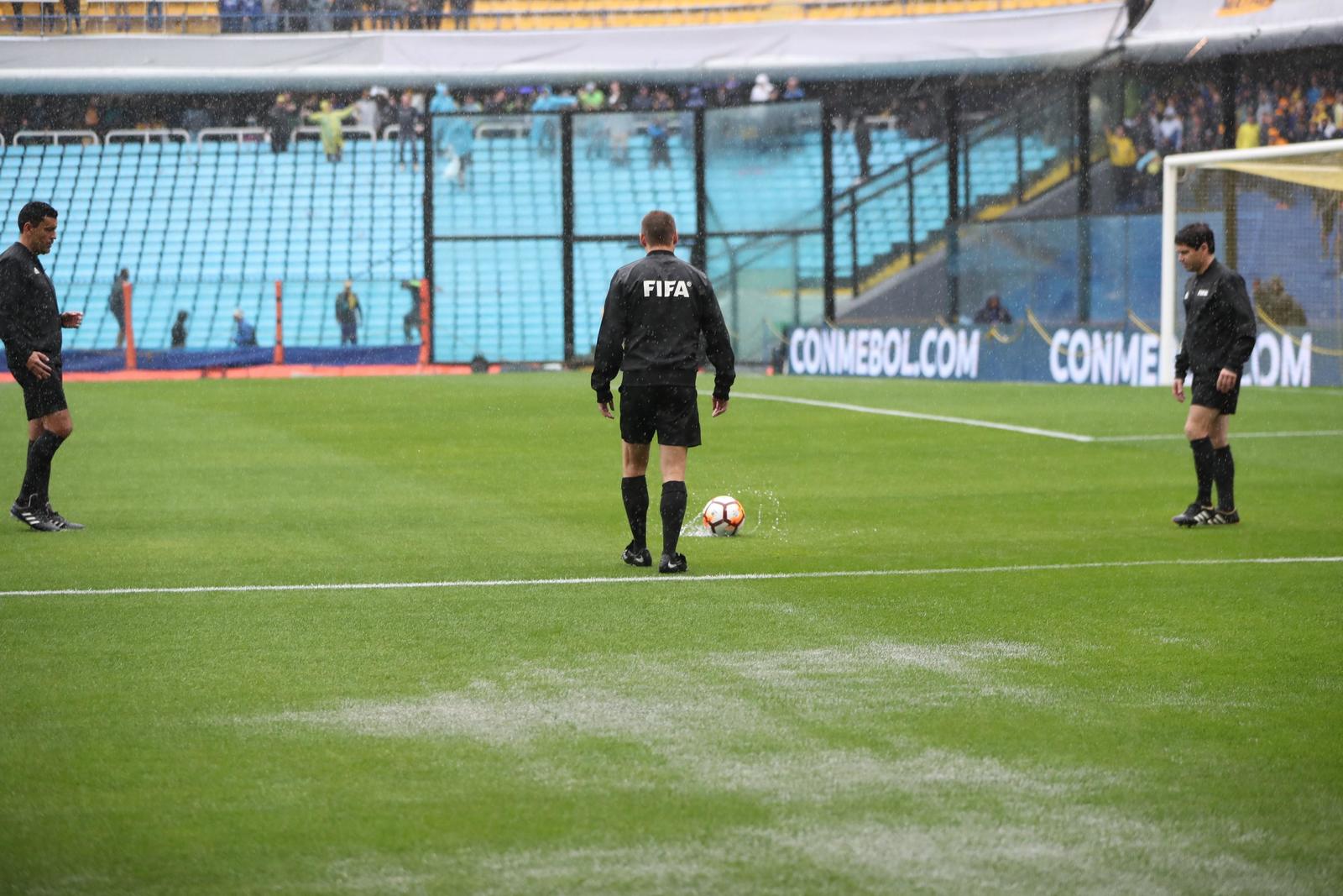 Diluvio reporte la finale de la Copa Libertadores